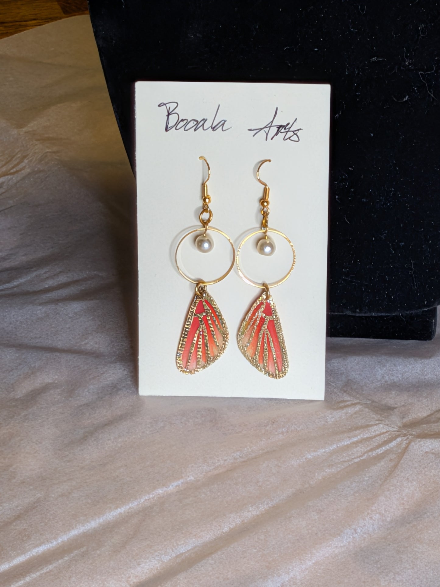 Butterfly Hoop Earrings
