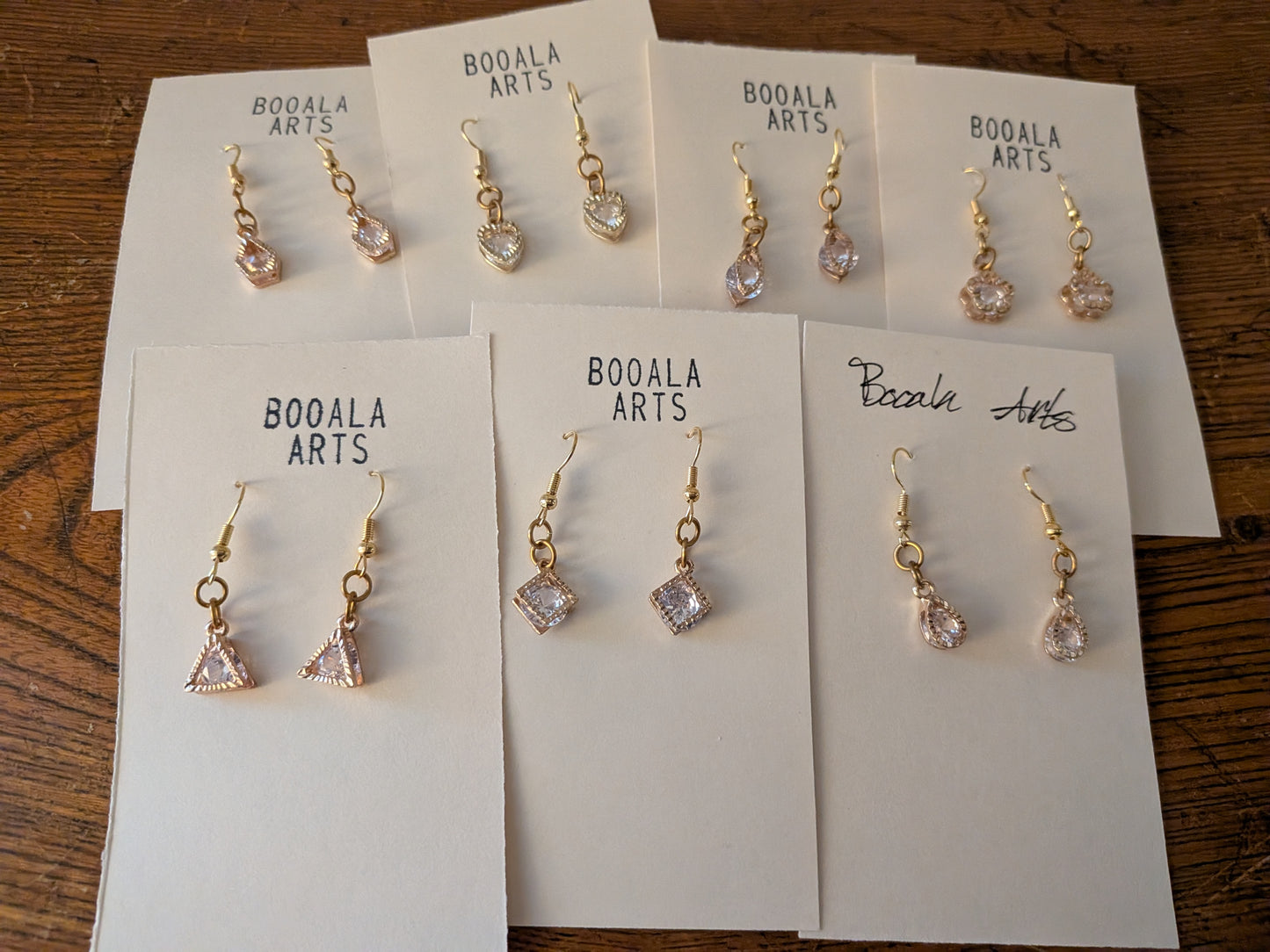 Zicronia Shape Gemstone Earrings